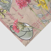 ティッシュペーパーの切り離し – フローラ葉のハガキー 薄葉紙 (詳細)