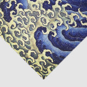 ティッシュペーパーの日本のな波パターン 薄葉紙 (詳細)