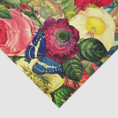 ティッシュペーパーの蝶および花 薄葉紙 (詳細)