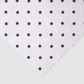 ティッシュペーパーまたは黒の水玉模様 薄葉紙 (詳細)