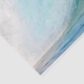 ティッシュペーパーを壊す太平洋の青い波 薄葉紙 (詳細)