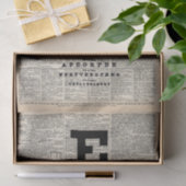 ティッシュペーパーアイチャートを辞書ページに置く 薄葉紙 (ギフト)