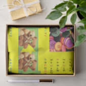 ティッシュペーパーアルファベット番号 薄葉紙 (ギフト)