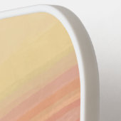 ティッシュペーパーアートサンセットカスタムデザイン ピックルボールラケット (左詳細)