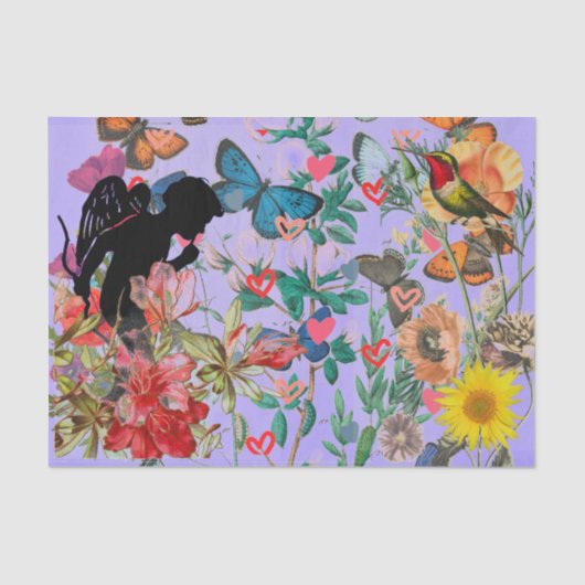 ティッシュペーパーエンジェルと蝶 薄葉紙 (正面)