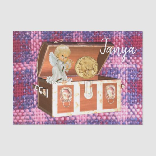 ティッシュペーパーエンジェルプレイド 薄葉紙 (正面)