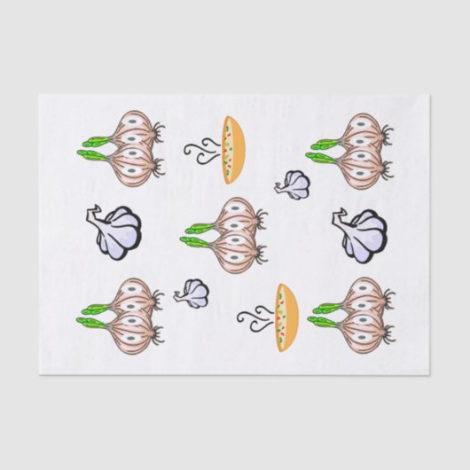 ティッシュペーパーオニオンニンニクシェフ 薄葉紙 (正面)