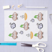 ティッシュペーパーオニオンニンニクシェフ 薄葉紙 (クラフト)