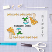 ティッシュペーパーカエルのリブビットキノコ 薄葉紙 (クラフト)