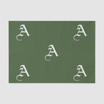 ティッシュペーパーカスタムイニシャル