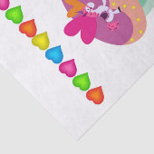 ティッシュペーパーカップケーキカラフルハート 薄葉紙 (詳細)