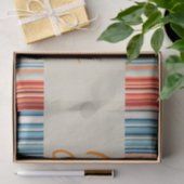 ティッシュペーパーカラフルオレンストライプジ 薄葉紙 (ギフト)