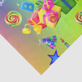 ティッシュペーパーカラフルハッピーバースデー 薄葉紙 (詳細)