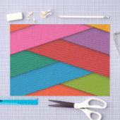 ティッシュペーパーカラフル三角形 薄葉紙 (クラフト)