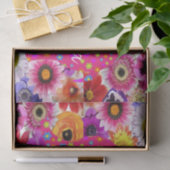 ティッシュペーパーカラフル象 薄葉紙 (ギフト)