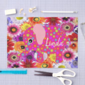 ティッシュペーパーカラフル象 薄葉紙 (クラフト)