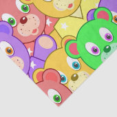 ティッシュペーパーカラフル、テディベア 薄葉紙 (詳細)