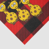 ティッシュペーパーキラフェブラックレッドプレイド 薄葉紙 (詳細)