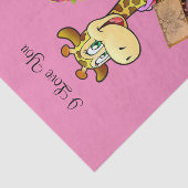 ティッシュペーパーキリンフローラチョコピンク 薄葉紙 (詳細)