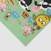 ティッシュペーパーキリン羊象グリーン 薄葉紙 (詳細)