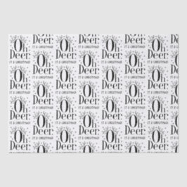 ティッシュペーパークリスマス鹿おもしろいイラストレーション 薄葉紙