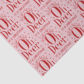 ティッシュペーパークリスマス鹿おもしろいイラストレーション 薄葉紙 (詳細)