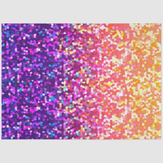 ティッシュペーパーグリッター図 薄葉紙 (正面)