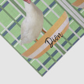 ティッシュペーパーグリーンプレイドダック 薄葉紙 (詳細)