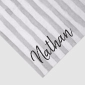 ティッシュペーパーグレイストライプズ 薄葉紙 (詳細)