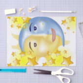 ティッシュペーパーサンムーンスターズ 薄葉紙 (クラフト)