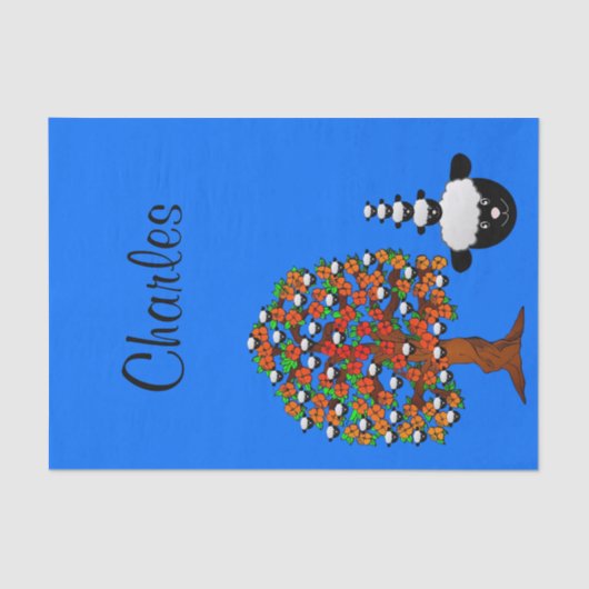 ティッシュペーパーシープツリー 薄葉紙 (正面)