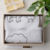 ティッシュペーパーシープパームツリークラウド 薄葉紙 (ギフト)