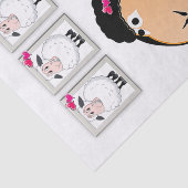 ティッシュペーパーシープピンクハート 薄葉紙 (詳細)