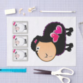 ティッシュペーパーシープピンクハート 薄葉紙 (クラフト)