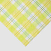 ティッシュペーパーストライプイエロープレイド 薄葉紙 (詳細)