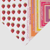 ティッシュペーパーストライプストロベリー 薄葉紙 (詳細)