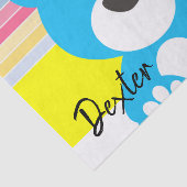 ティッシュペーパーストライプテディベア 薄葉紙 (詳細)