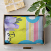 ティッシュペーパーストライプテディベア 薄葉紙 (ギフト)