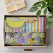 ティッシュペーパーストライプフローラスープ 薄葉紙 (ギフト)