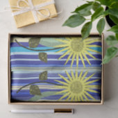 ティッシュペーパーストライプ円形 薄葉紙 (ギフト)