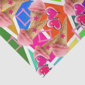 ティッシュペーパーストロベリーアイスクリーム抽象芸術 薄葉紙 (詳細)