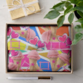 ティッシュペーパーストロベリーアイスクリーム抽象芸術 薄葉紙 (ギフト)