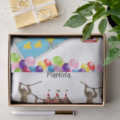 ティッシュペーパーズーサーカスピエロシールダックス 薄葉紙 (ギフト)