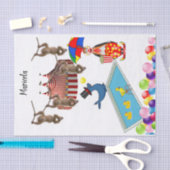 ティッシュペーパーズーサーカスピエロシールダックス 薄葉紙 (クラフト)