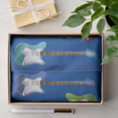 ティッシュペーパーセット2エレクトリックギターOn Blue 薄葉紙 (ギフト)