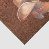 ティッシュペーパーセット(2)カウボーイハットとブーツ 薄葉紙 (詳細)