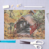 ティッシュペーパーセット(2)ブリッジを祖母の家に 薄葉紙 (クラフト)