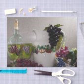 ティッシュペーパーセット(2)ヴィンテージセラミックフルーツデコール 薄葉紙 (クラフト)