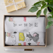 ティッシュペーパーチーズィームージーキスハッピーバースデー 薄葉紙 (ギフト)