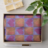 ティッシュペーパーデコページ – ハートアポップ・アートのート 薄葉紙 (ギフト)